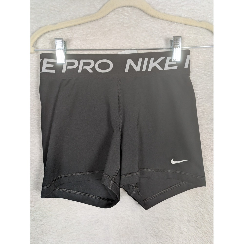Nike Pro Athletic Shorts Women's Small Black Compression Spandex